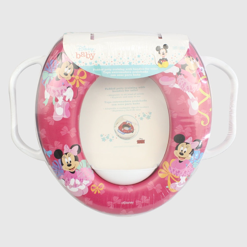 Minnie Mouse Soft Toilet Seat With Handles
