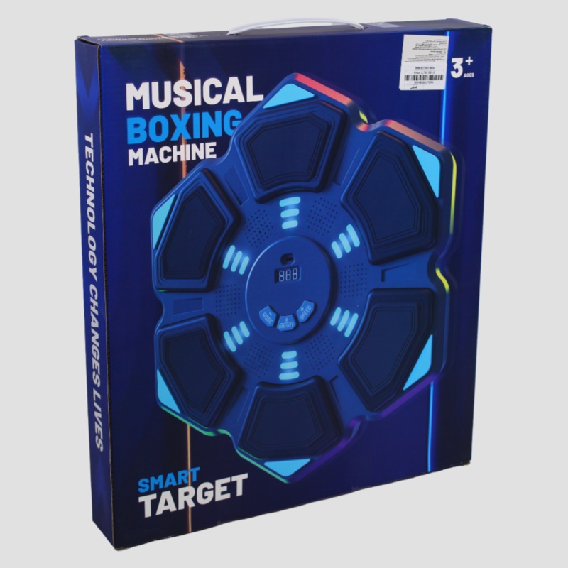 Musical Boxing Machine  Wall-Mounted Electronic Boxing Target  Navy Blue