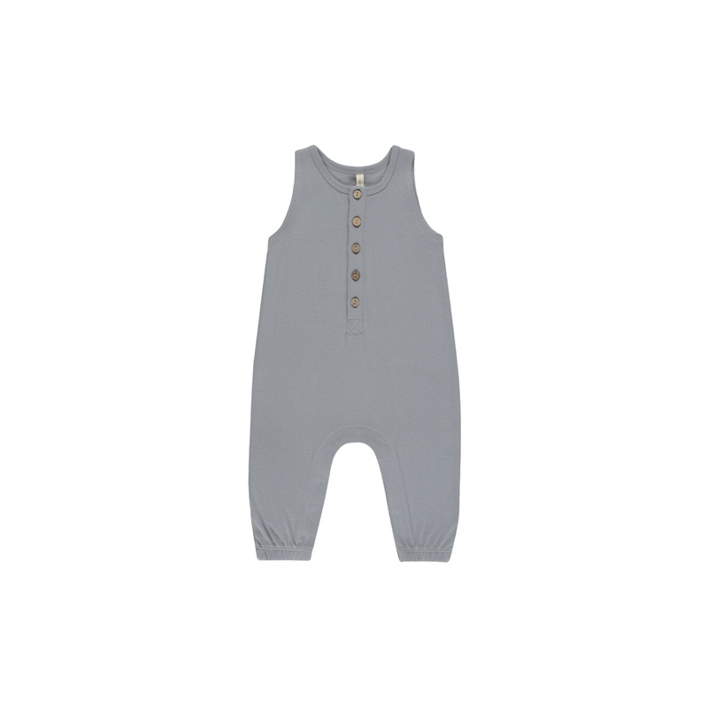 Quincy Mae Sleeveless Jumpsuit – Blue