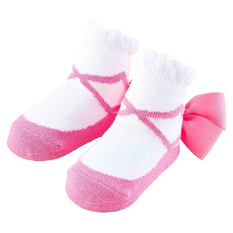 Single Socks Ballet Bow