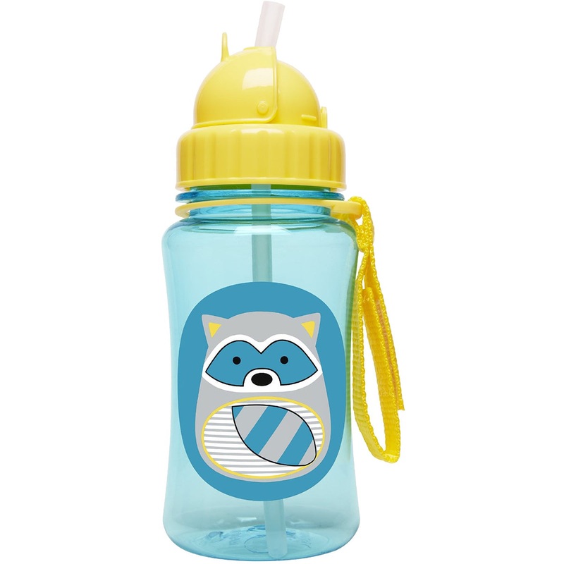 Skip Hop ZOO Straw Bottle – Raccoon