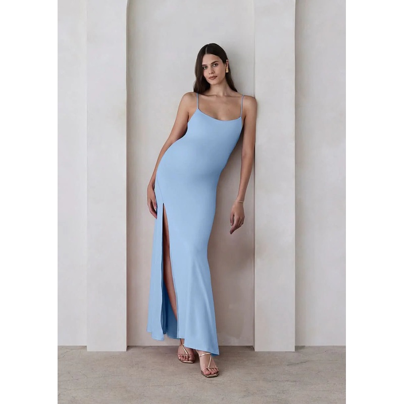 The Rosie Maternity Dress – Powder Blue
