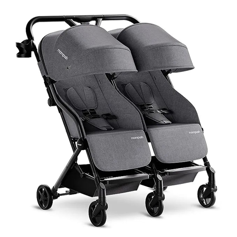 Lithe X2 Lightweight Double Stroller – Grey