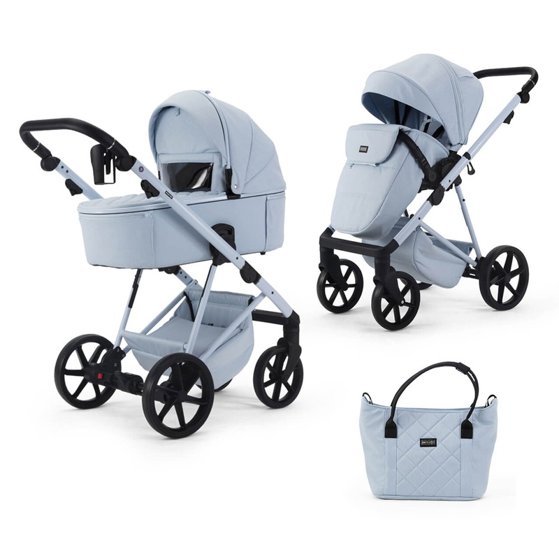 Mee-Go Milano Natura 2-in-1 Pram & Accessories – Sky