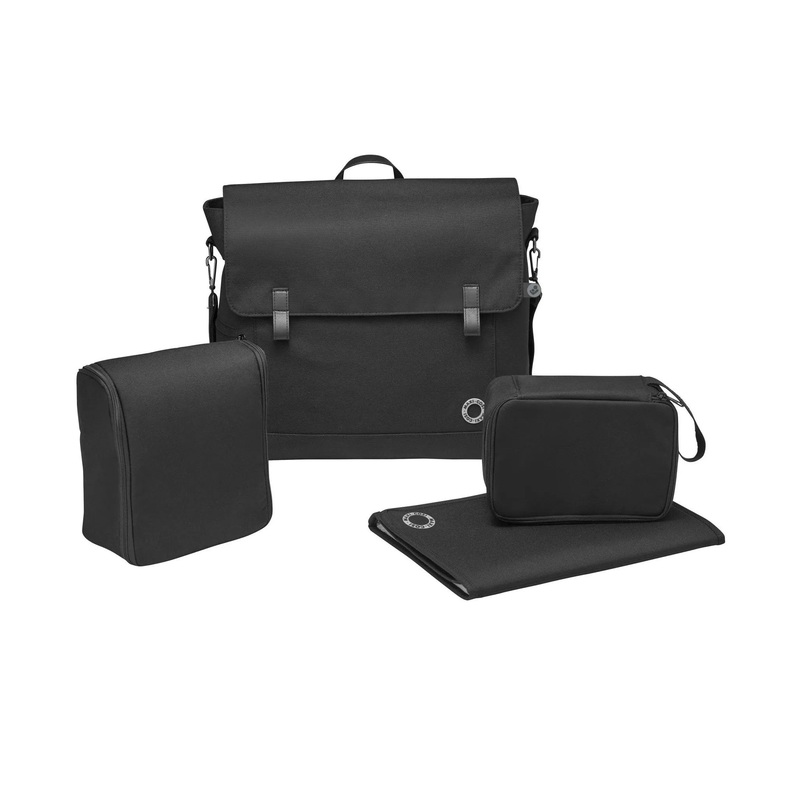 Modern Diaper Bag – Essential Black
