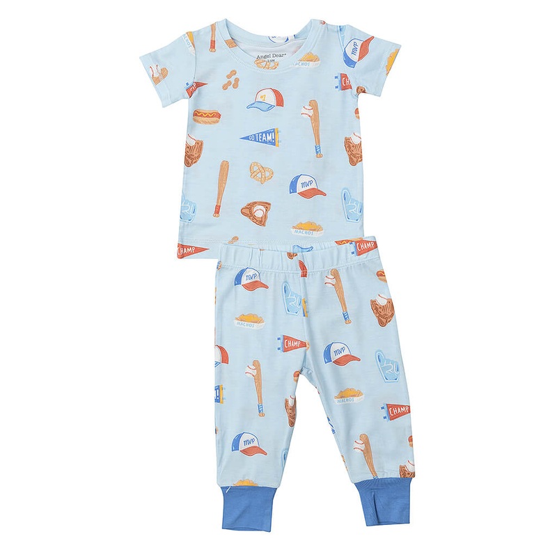 Short-Sleeve Pajama Set Baseball