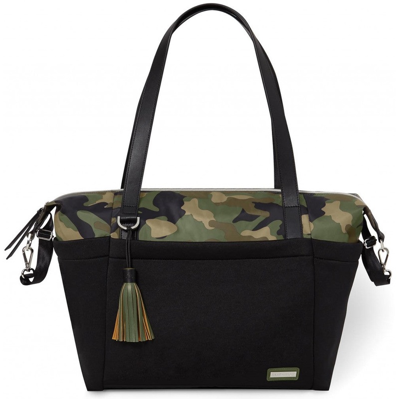 Skip Hop Nolita Neoprene Tote Diaper Bag – Black/Camo