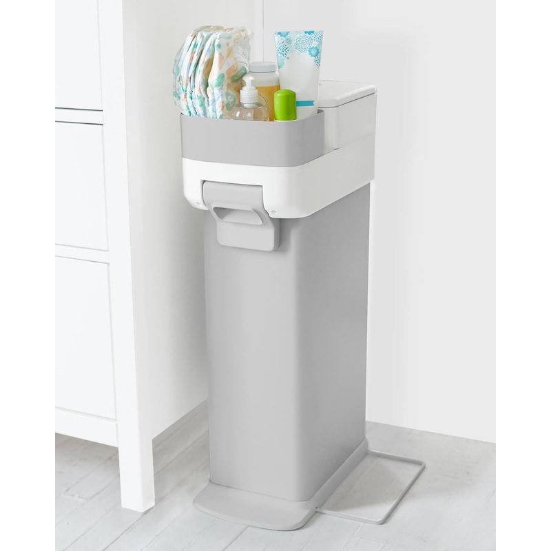 Skip Hop Nursery Style Diaper Pail – Grey