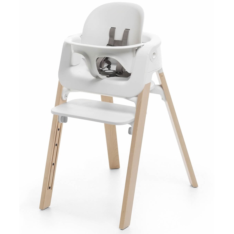 Stokke Steps High Chair – White/Natural