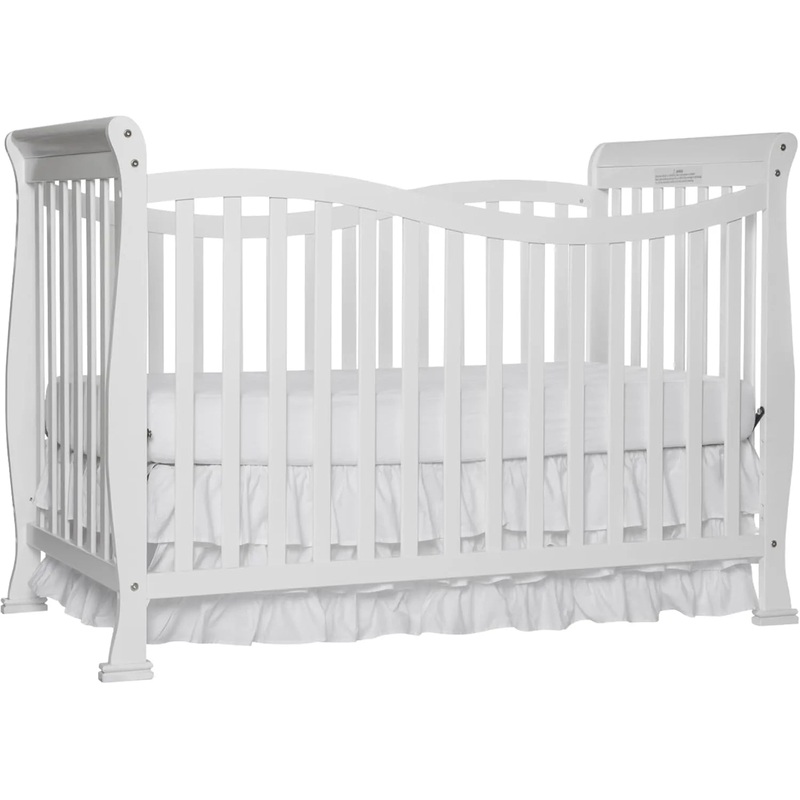 Violet 7 in 1 Convertible Life Style Crib – White (See Description)