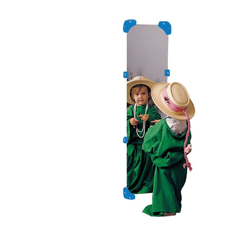Acrylic Mirror (with Mirror Corners and Side Safes) 12″ x 48″