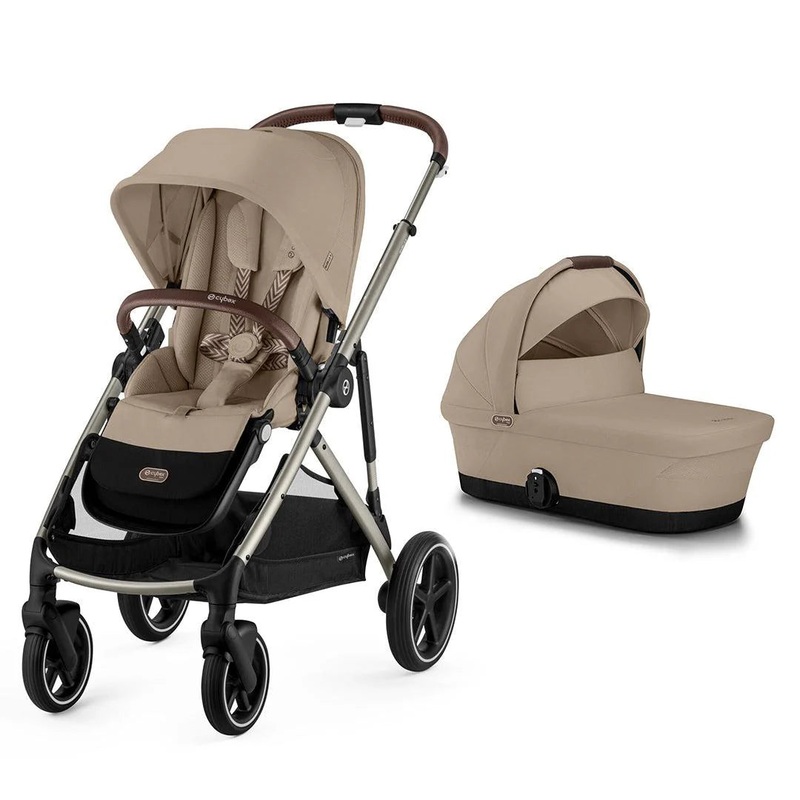 CYBEX Gazelle S Pushchair & Carrycot – Almond Beige – Taupe