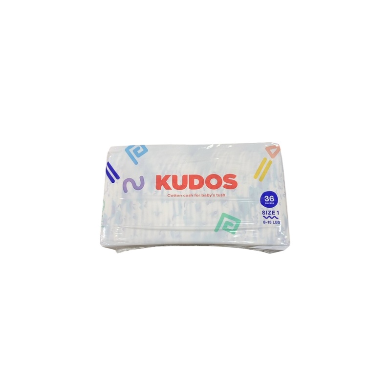 Kudos Diapers, 1, Elephants, 36ct