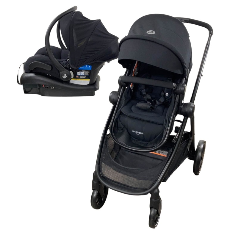 Maxi-Cosi Zelia 5-in-1 Modular Travel System, 2020, Night Black
