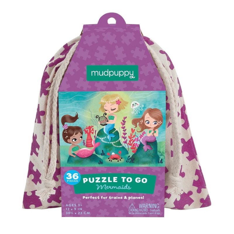 Mudpuppy Puzzle To Go Mermaids