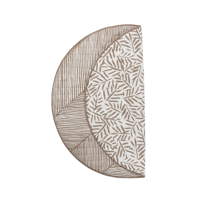 Toddlekind USA Snuggle Mat In Leaves – Tan