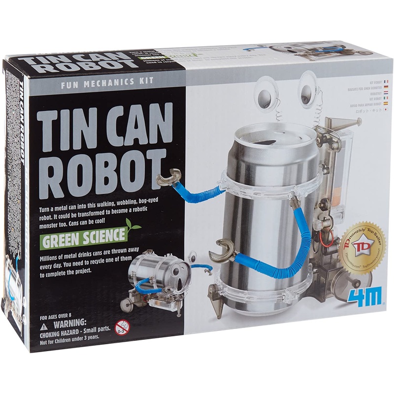Toysmith 4M Tin Can Robot Kit