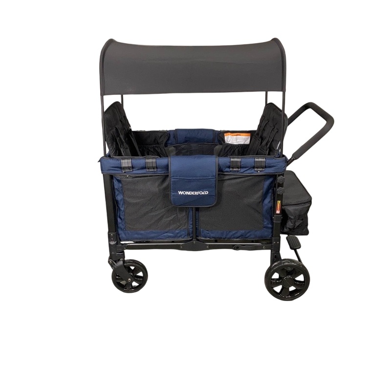 Wonderfold W4 Multifunctional Quad Stroller Wagon, 2023, Noble Navy