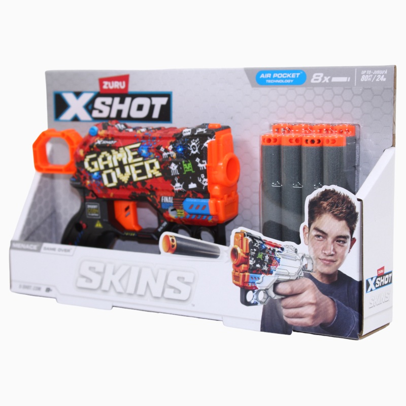X-Shot Skins Menace Blaster  Game Over