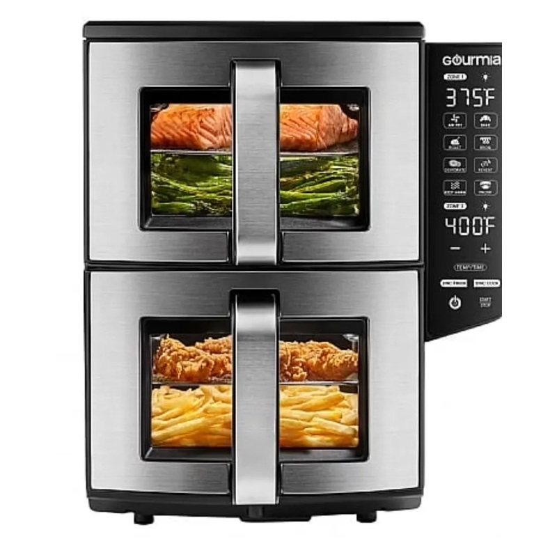Gourmia 11qt Dual Stack Air Fryer (See Description)