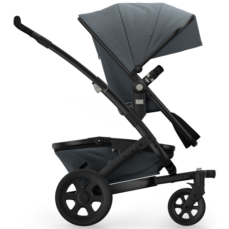Joolz Geo 2 Tailor Mono Stroller – Black/Grey/Black/Black Double-Stitched