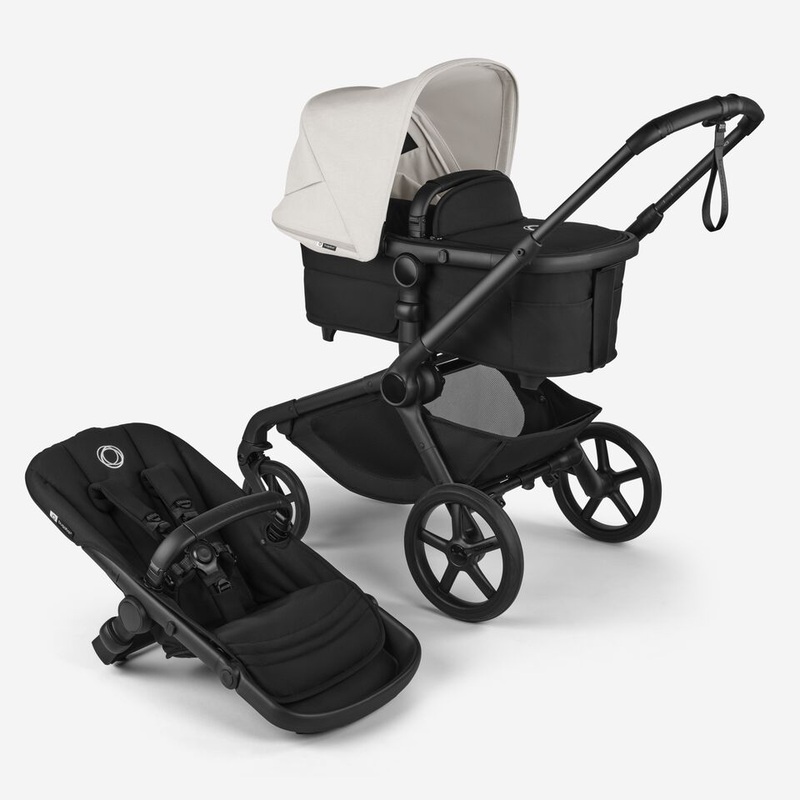 Kangaroo Stroller & Bassinet – Misty White