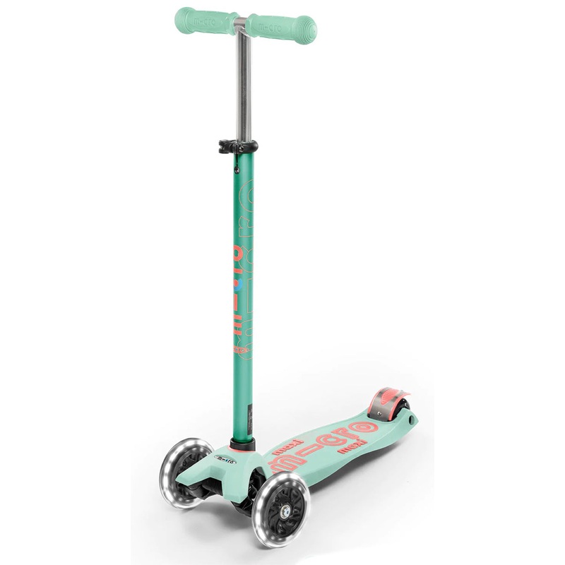 Micro Kickboard Maxi Deluxe LED Scooter (5-12 years) – Mint