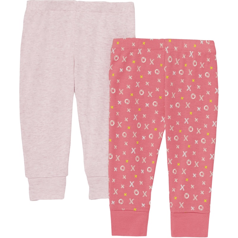 Skip Hop ABC-123 Baby Pants Set – Pink (3 Months)