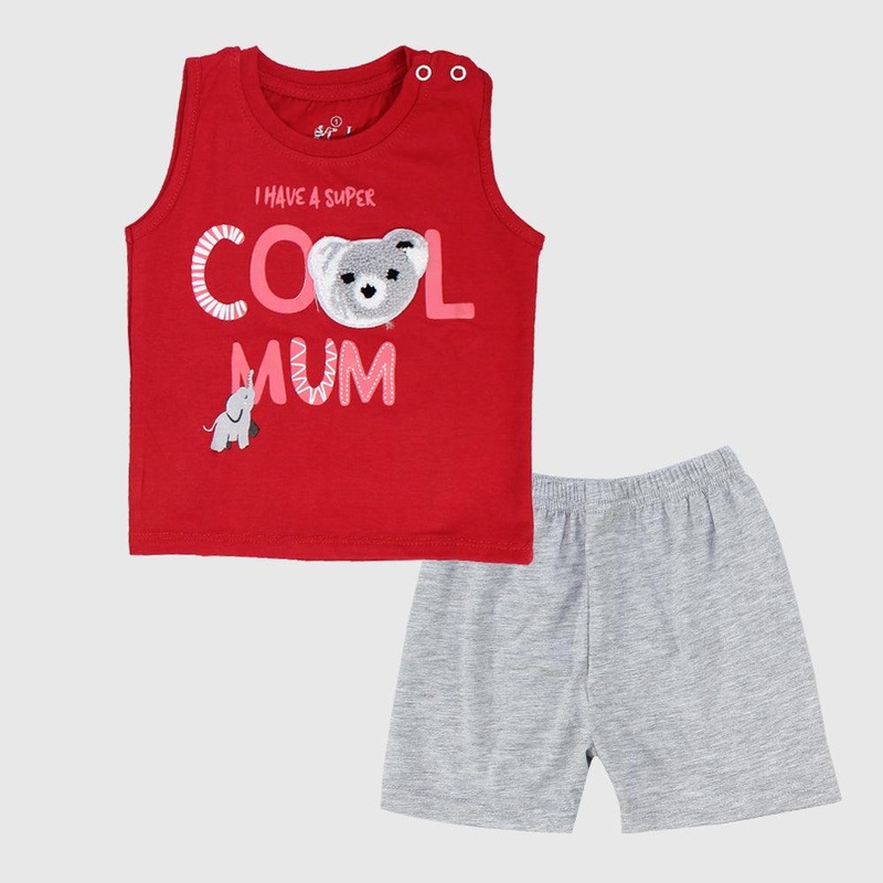 “Super Cool Mom” Sleeveless Pajama