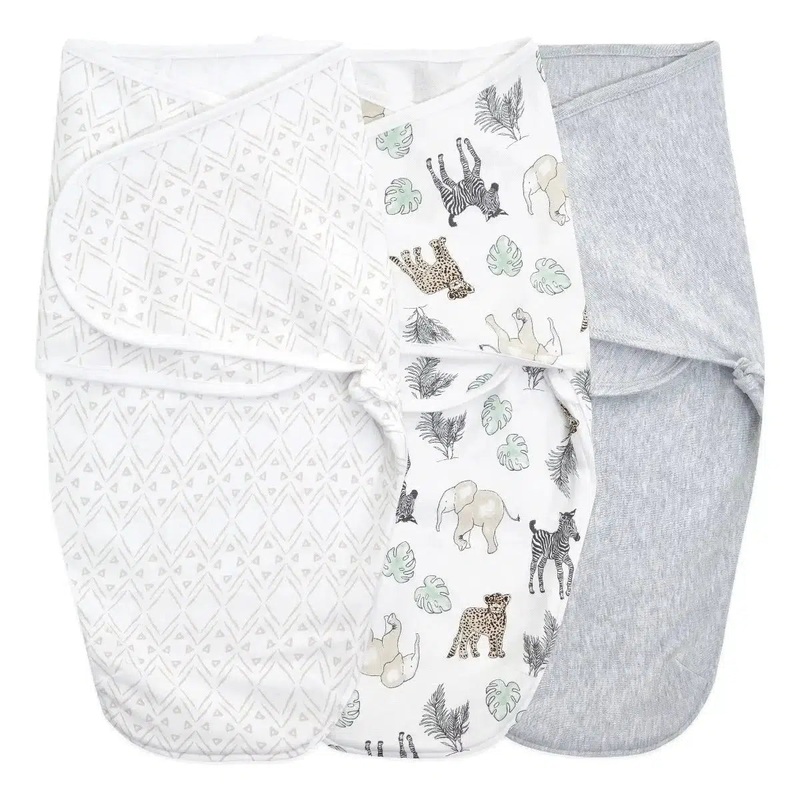 Aden + Anais – Essentials Wrap Swaddle Set (3 pk) – Toile