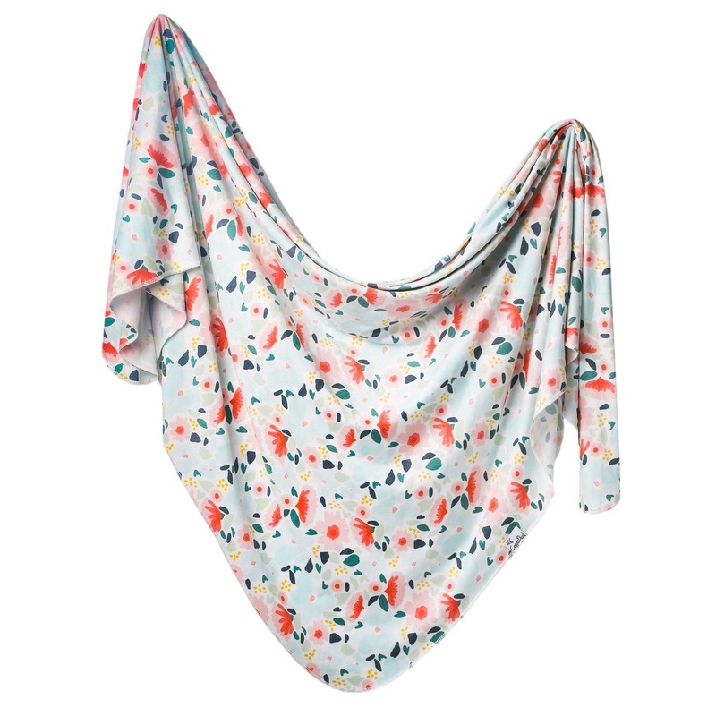 Copper Pearl Knit Swaddle Blanket | Leilani