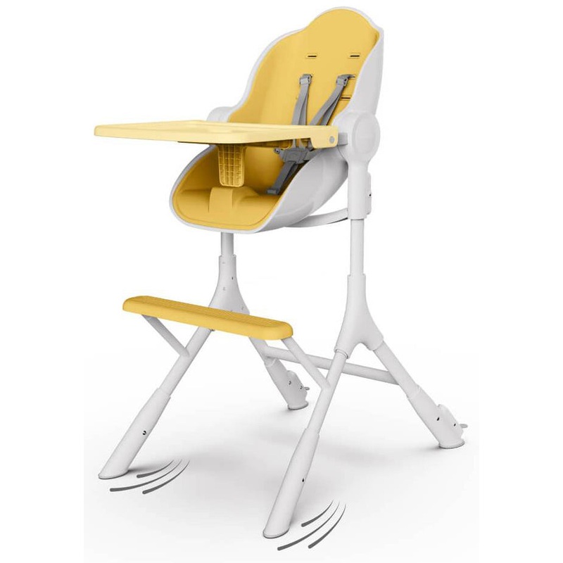 Oribel Cocoon Z High Chair – Lemonade Yellow