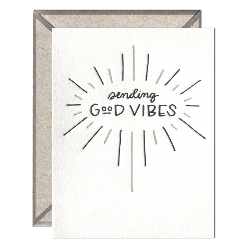 Sending Good Vibes – Greeting Card