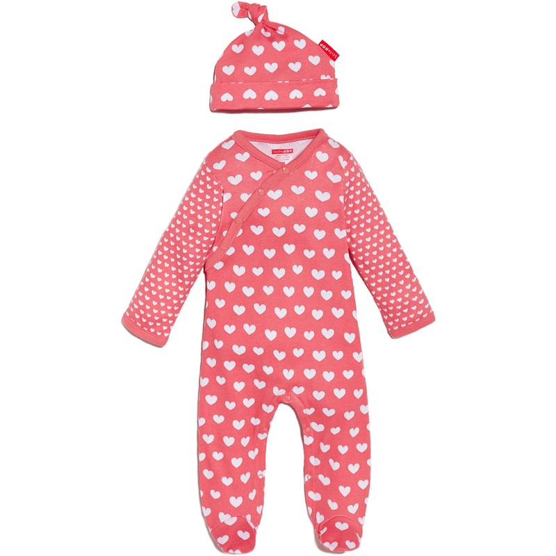 Skip Hop POP Print Footie & Hat Set – Watermelon (6 Months)