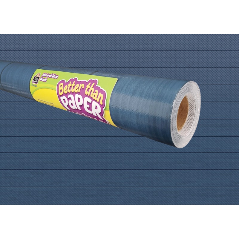 Admiral Blue Wood Better Than Paper Bulletin Board Roll