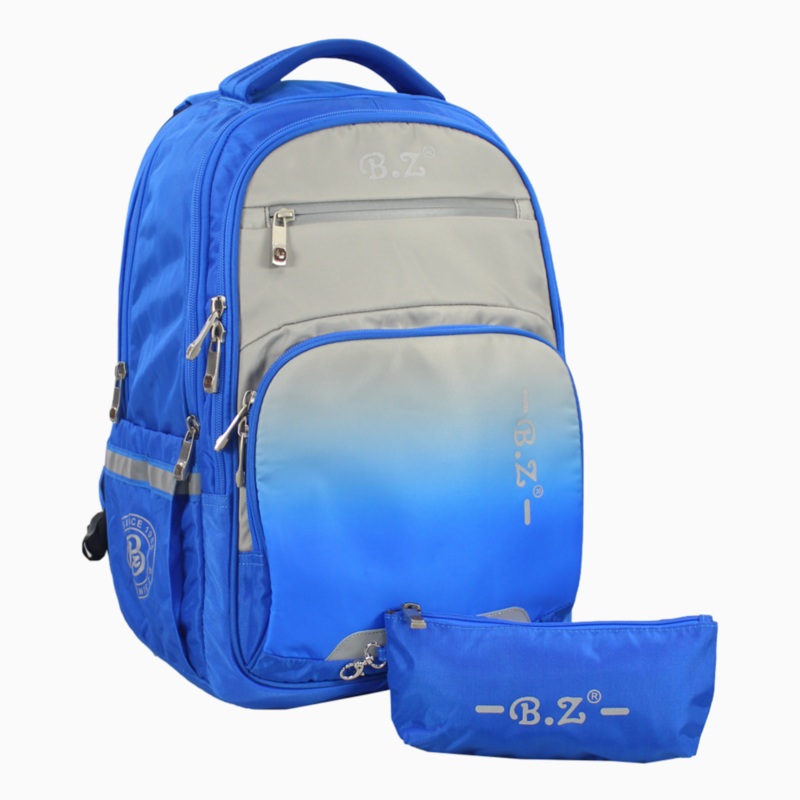 Blue School Set – 20 Inches (Backpack + Pencil Case)