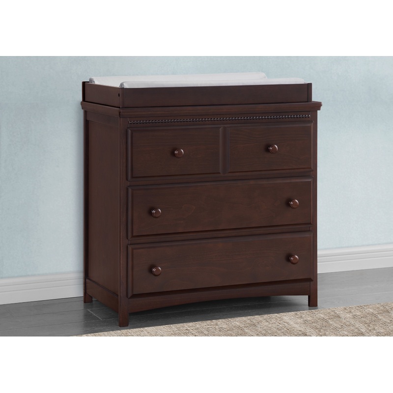 Emerson 3 Drawer Dresser with Changing Top