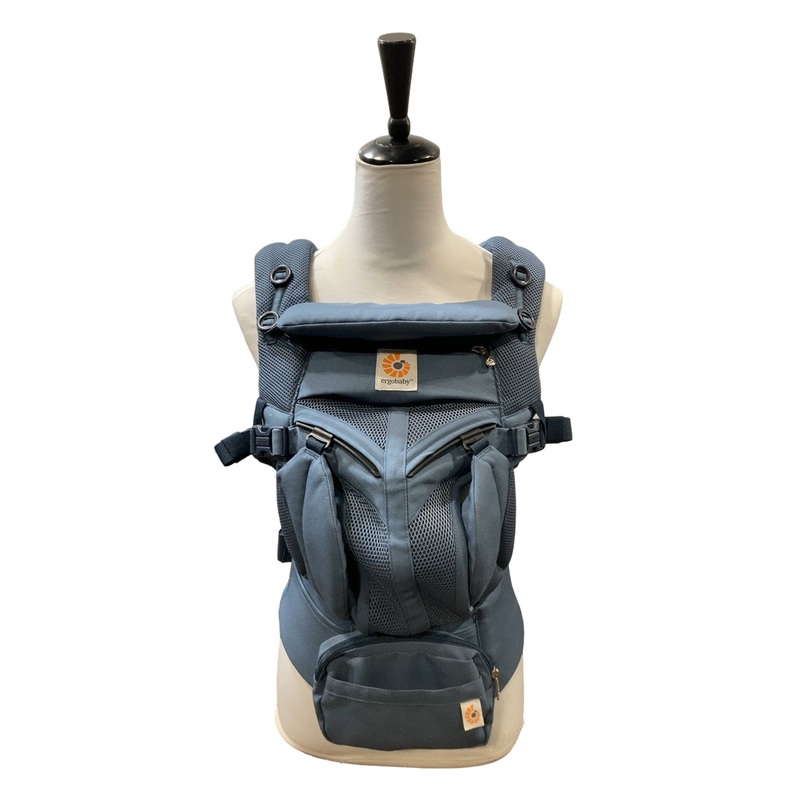 Ergobaby Omni 360 Cool Air Mesh Baby Carrier, Oxford Blue