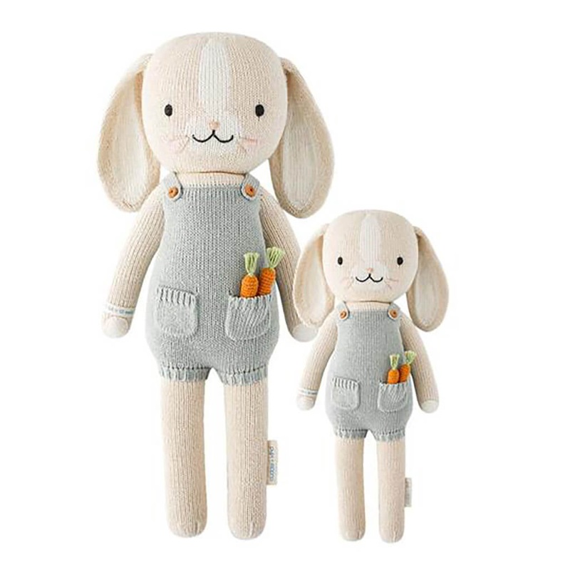 Hand Knit Doll Henry The Bunny