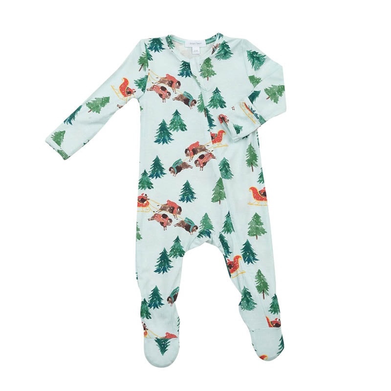 Holiday Zipper Footies