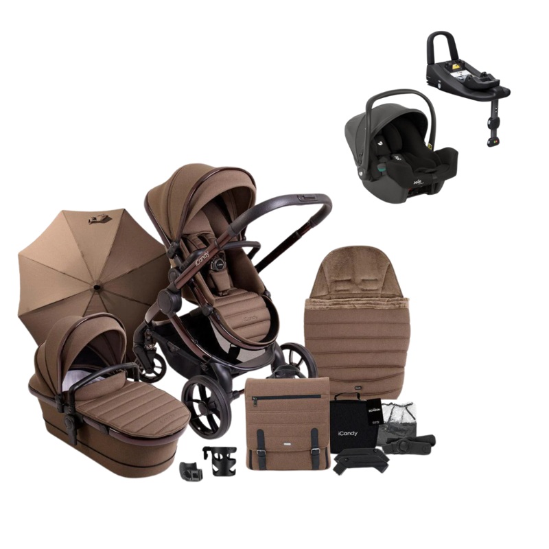 iCandy Peach 7 + Joie iSnug 2 & Base Travel System Bundle – Coco