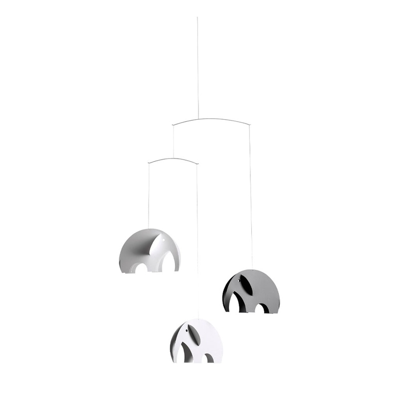 Olephants Monochromatic Mobile