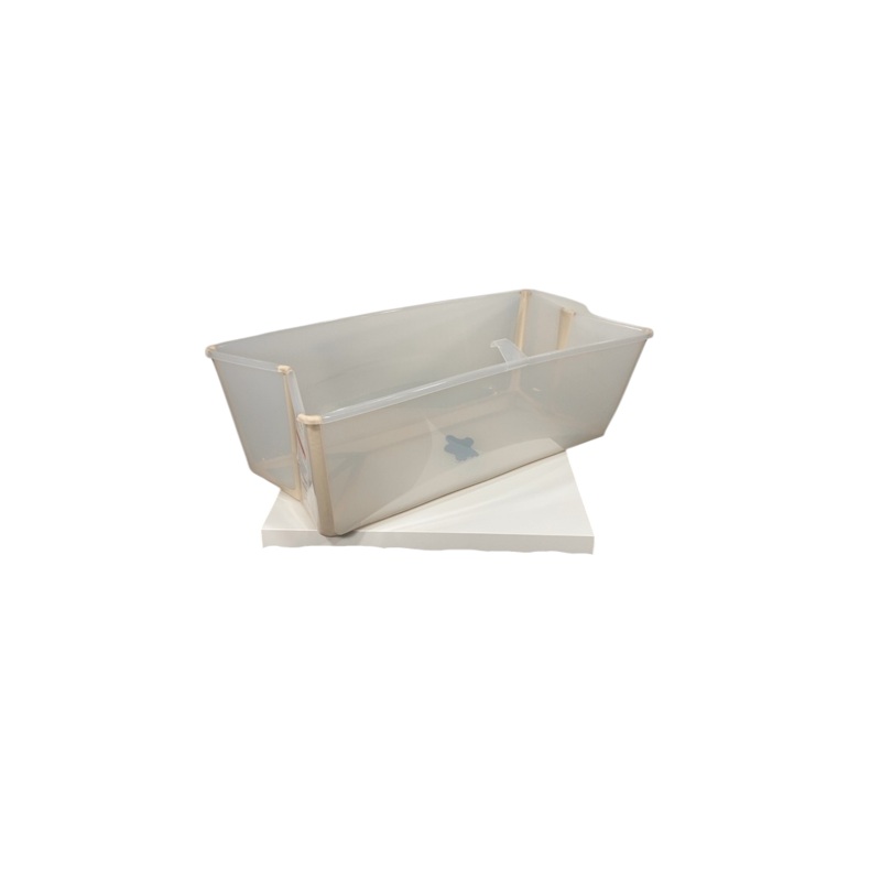Stokke Flexi Bath Foldable Baby Bathtub, Sandy Beige, XLarge
