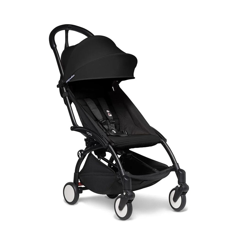 Stokke YOYO Stroller Bundle Black w Newborn & Car Seat Adaptor Black