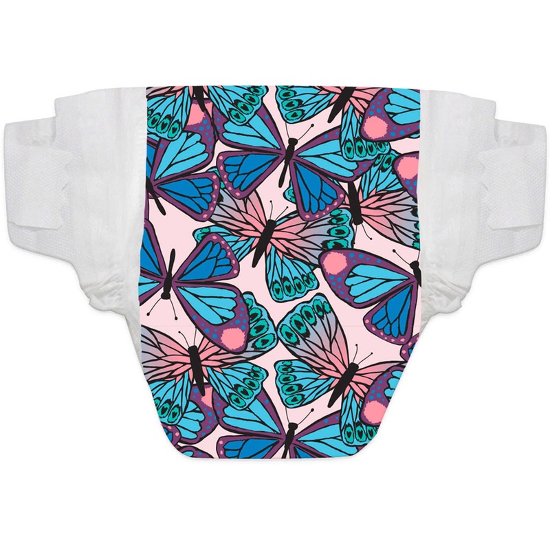 The Honest Company Diaper Pack – Butterfly Fields – Size 4 (22-37 lbs)