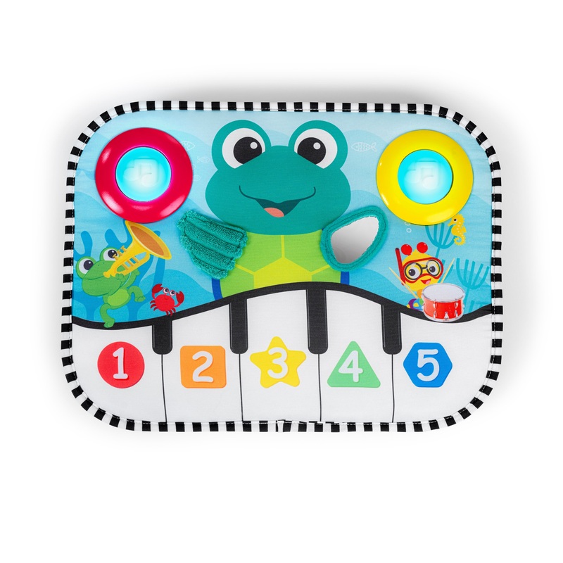 Baby Einstein Ocean Explorers Neptune’s Kick & Explore Musical Kick Pad & Crib Toy