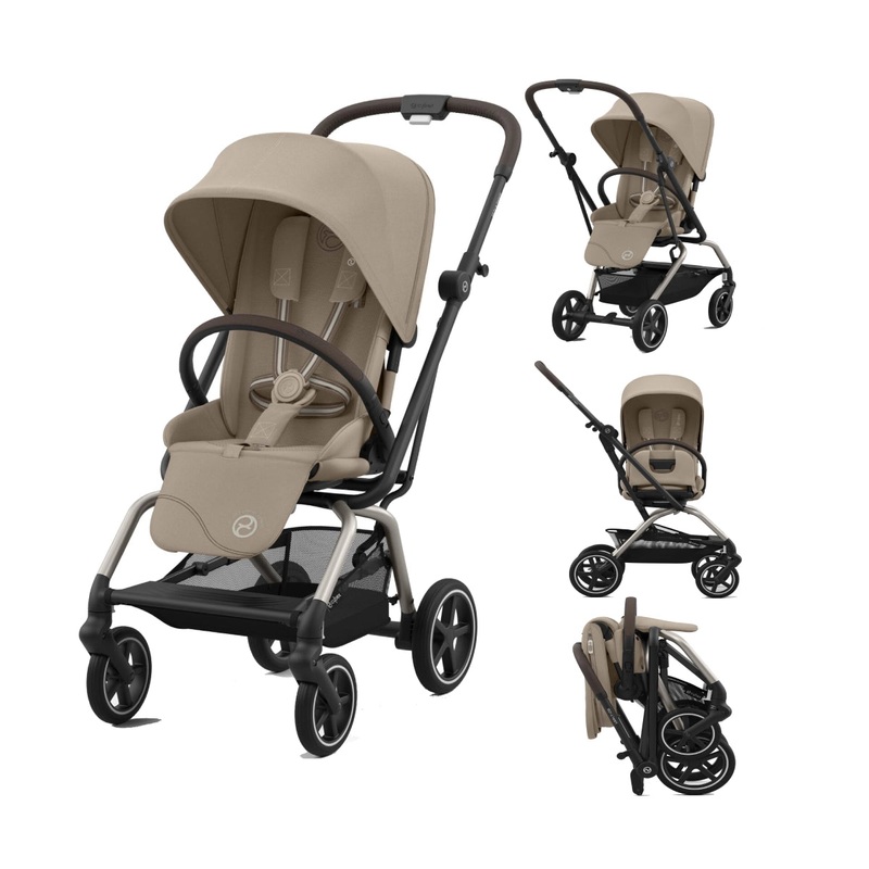 Cybex Eezy S Twist+ 2 Pushchair – Almond Beige/Taupe