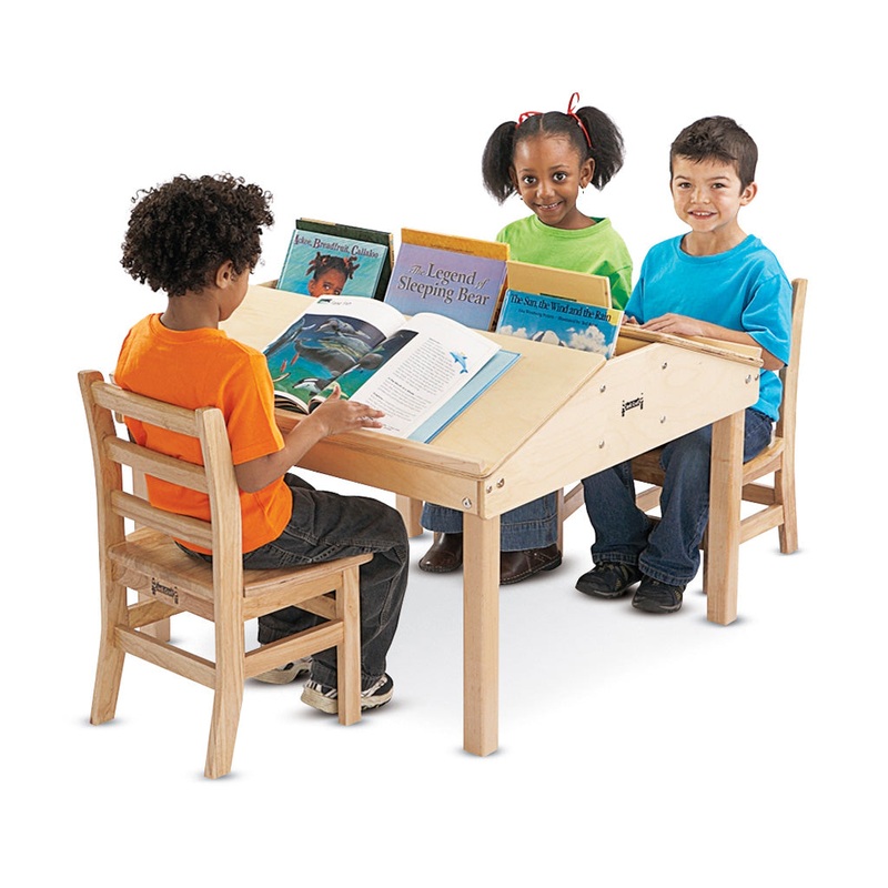 Jonti-Craft Quad Tablet And Reading Table – 23″ High