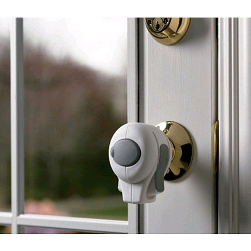KidCo White Door Knob Lock