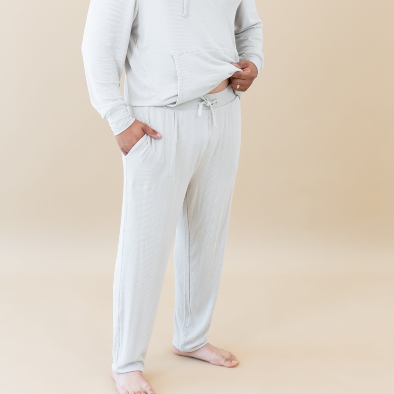 Men’s Ribbed Jogger Pant in Oat
